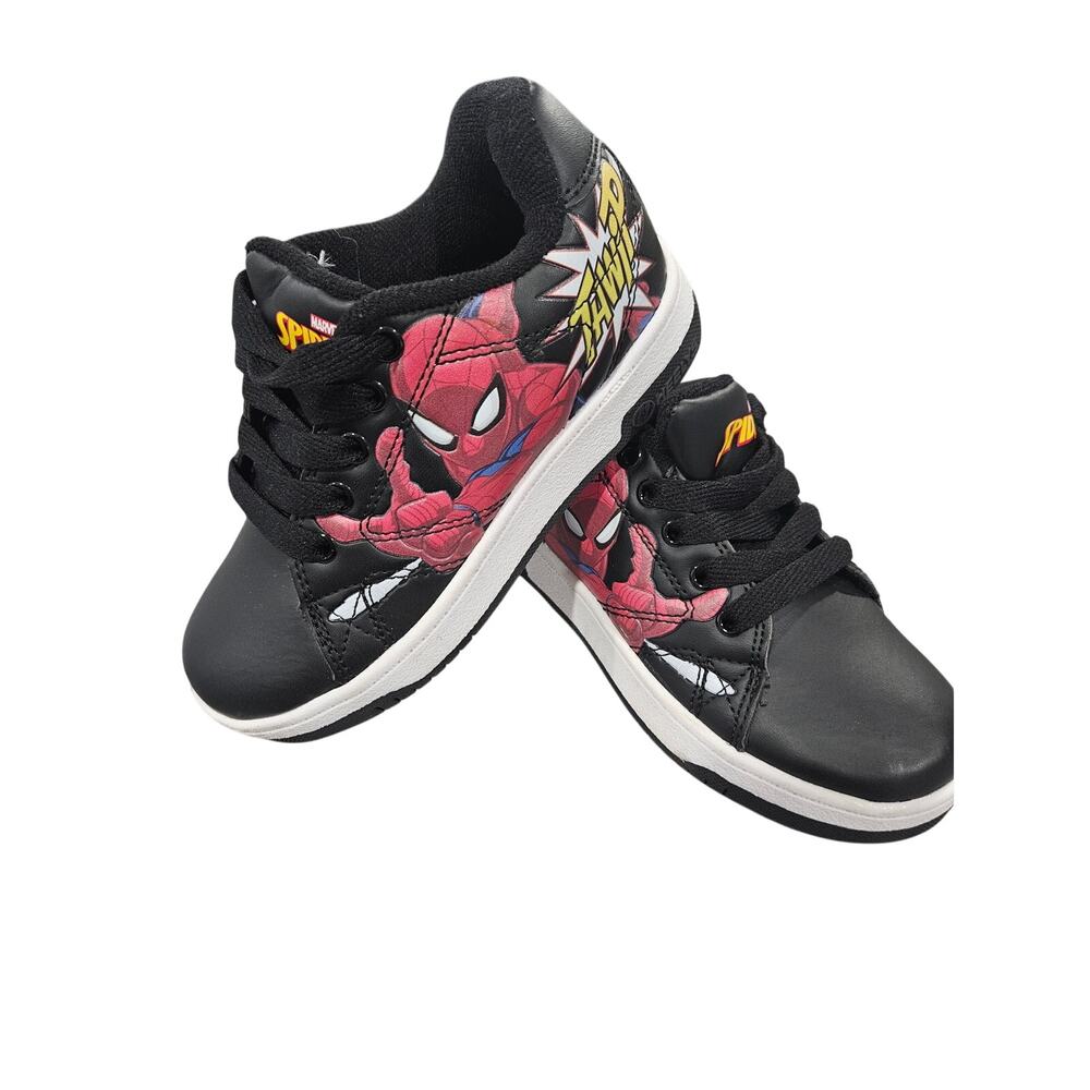 Heelys Spider Man HS10496 Shoes Kids 13 Black Red Wheels Sneakers roller shoes
